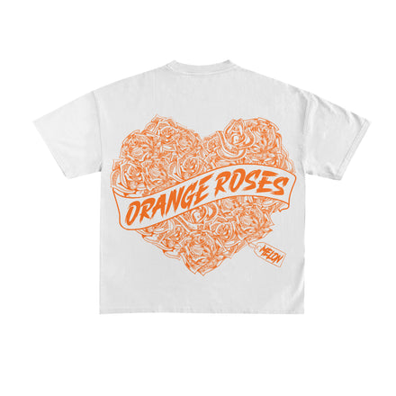 LoveThyMelon X Orange Roses Boxy Tee Collab (Orange)