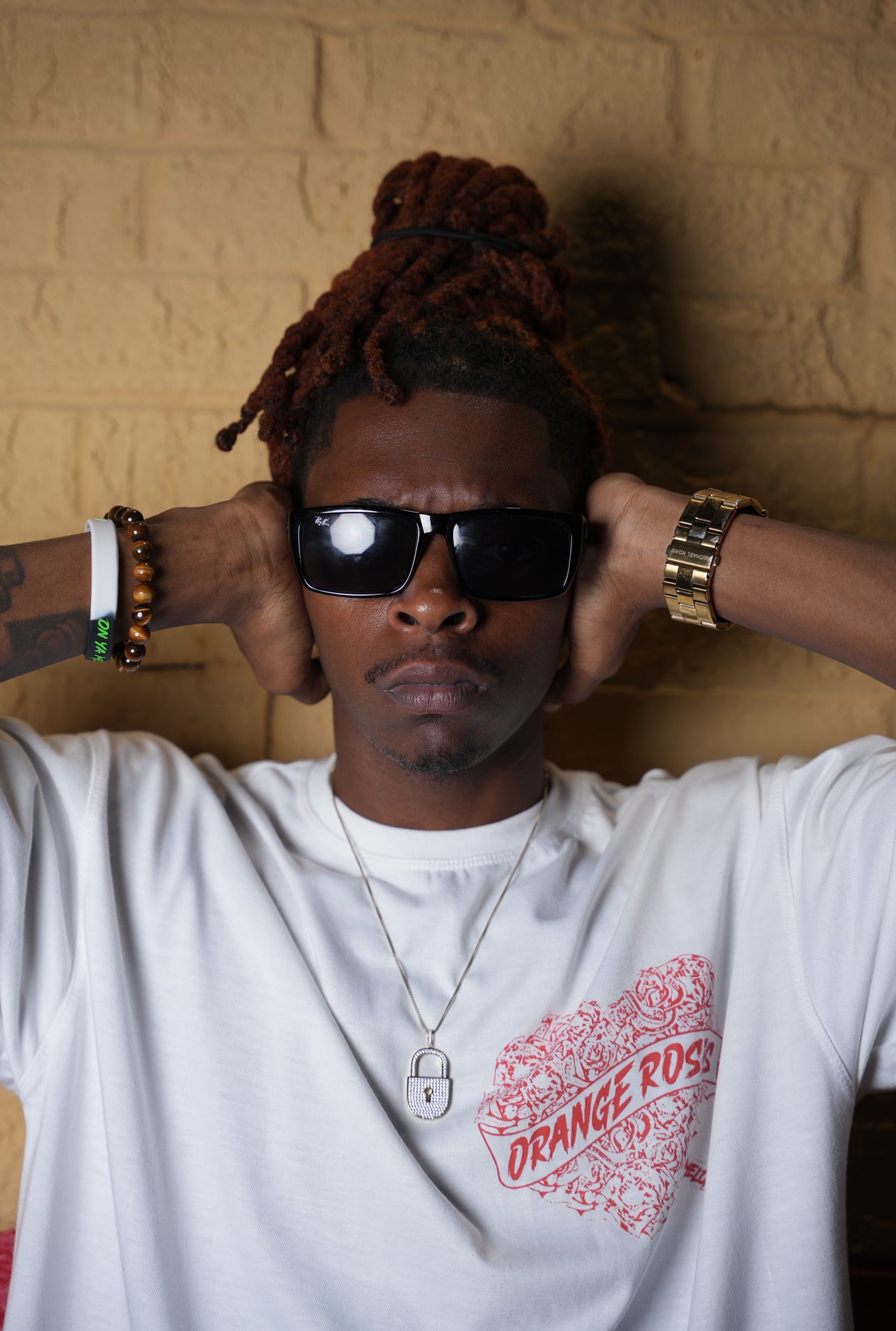 LoveThyMelon X Orange Roses Boxy Tee Collab (Orange)