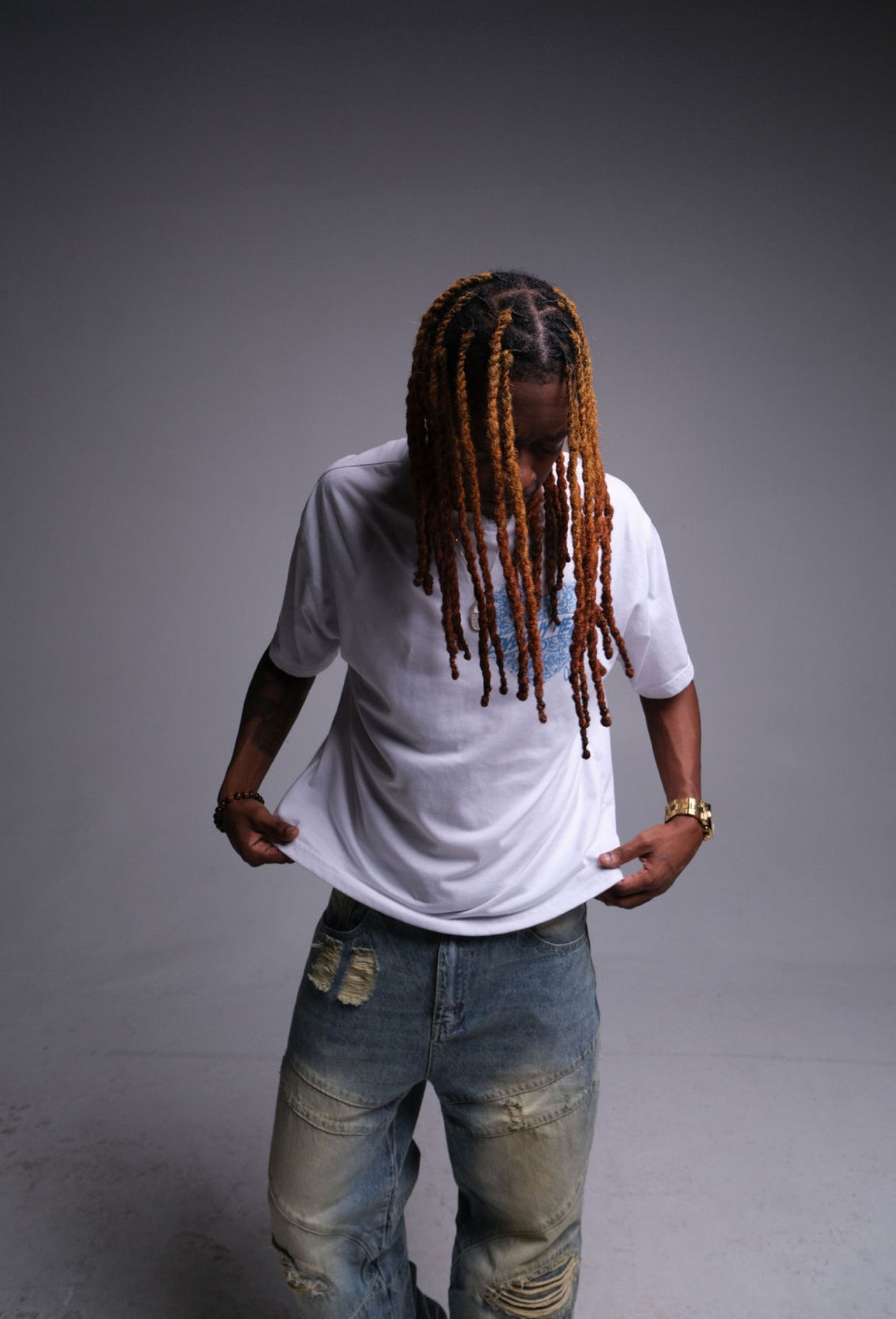 “LoveThyMelon” OYM Boxy Tee (Sky Blue)