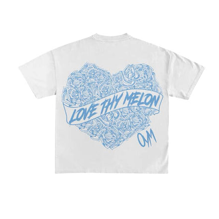 “LoveThyMelon” OYM Boxy Tee (Sky Blue)